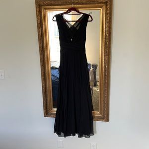ASOS Long Black Dress Size 2